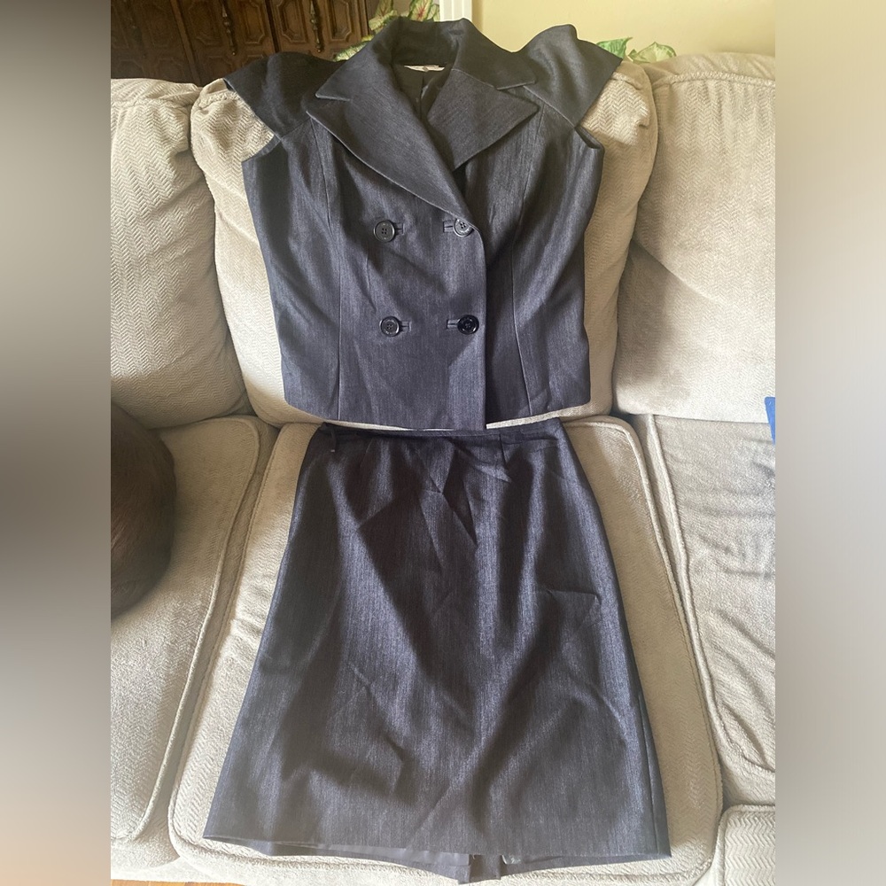 Calvin Klein Suit with vest top and skirt
